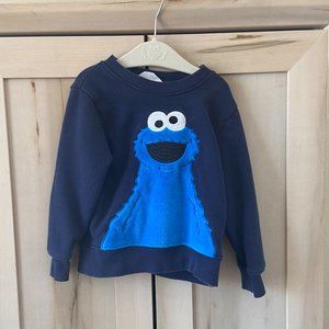 Cookie Monster sweatshirt size 1.5-2 years